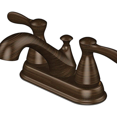 Oakbrook Collection Oil Rubbed Bronze Modern Two-Handle Bathroom Sink Faucet 4 in.