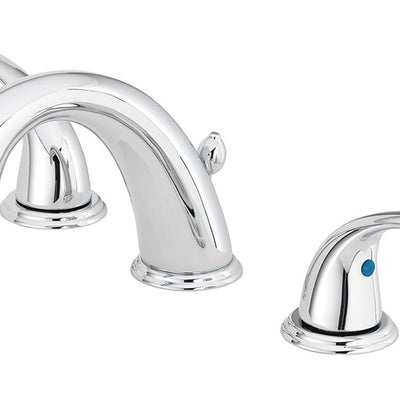 Oakbrook Collection Chrome Coastal Widespread Bathroom Sink Faucet 8 in.