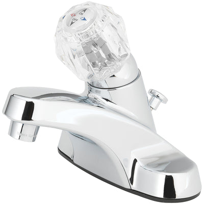 Oakbrook Collection Essentials Chrome Traditional Single-Handle Bathroom Sink Faucet 4 in.