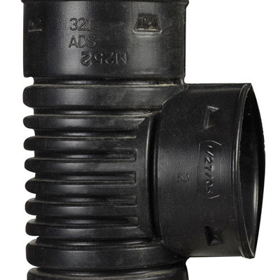 Advanced Drainage Systems 3 in. Snap X 3 in. D Snap Polyethylene 10 in. Blind Tee