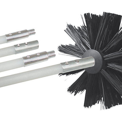 Deflect-O 4 in. D Black/White Aluminum Duct Cleaning Kit
