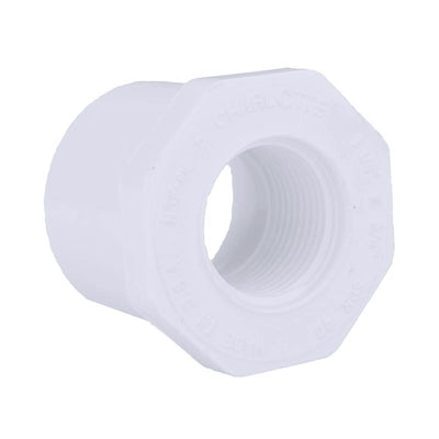 Charlotte Pipe Schedule 40 1-1/4 in. Spigot X 3/4 in. D FPT PVC Reducing Bushing