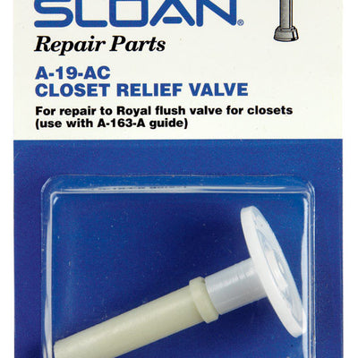 Sloan Closet Relief Valve White Plastic