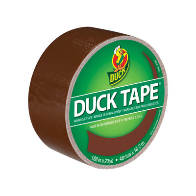 Duck 1.88 in. W X 20 yd L Brown Solid Duct Tape