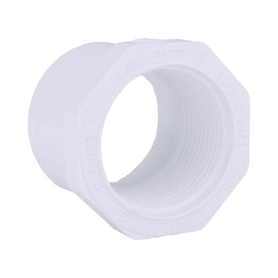 Charlotte Pipe Schedule 40 1-1/2 in. Spigot X 1-1/4 in. D FPT PVC Reducing Bushing