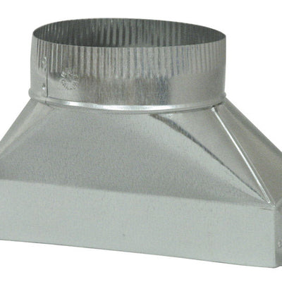 Deflect-O 6 in. D X 10 in. L Galvanized Steel Duct