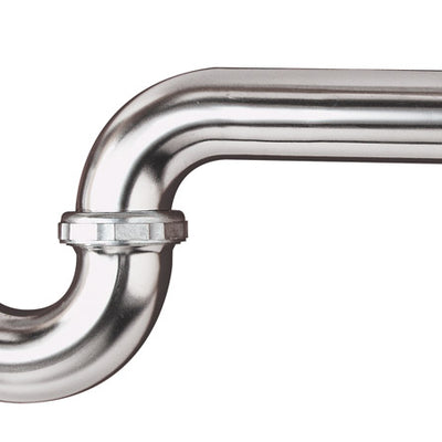 Keeney 1-1/2 in. D Chrome Plated Brass P Trap