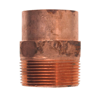 NIBCO 1-1/2 in. Copper X 1-1/2 in. D MIP Copper Pipe Adapter