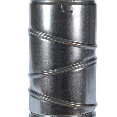 Selkirk 5 in. D X 5 in. D Adjustable 90 deg Aluminum Stove Pipe Elbow