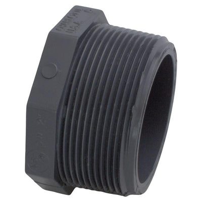 Charlotte Pipe Schedule 80 1-1/4 in. MPT X 1-1/4 in. D MPT PVC Threaded Plug