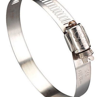 Ideal Tridon Hy Gear 11/16 in to 1-1/2 in. SAE 16 Silver Hose Clamp Stainless Steel Marine