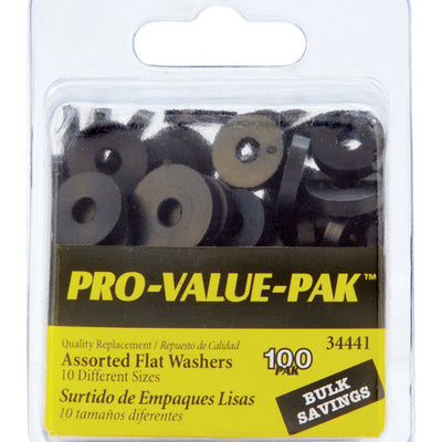 Danco 0.00 in. D Rubber Assorted Washer 100 pk