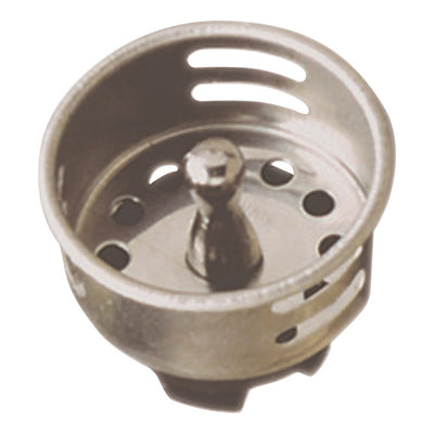 Plumb Pak 1-1/2 in. D Chrome-Plated Silver Stainless Steel Sink Strainer