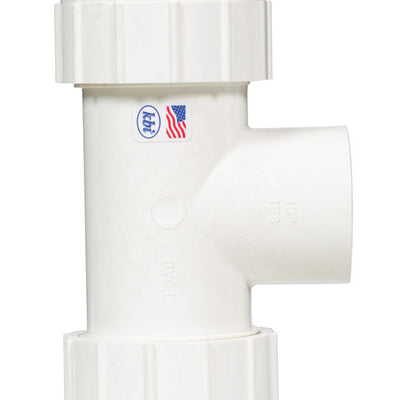 Homewerks Schedule 40 1-1/4 in. Compression X 1-1/4 in. D Compression PVC Compression Tee