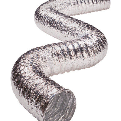 Deflect-O Supurr-Flex 5 ft. L X 4 in. D Silver Aluminum Dryer Transition Duct
