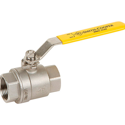 Smith-Cooper 3/4 in. 304 Stainless Steel FIP Ball Valve Full Port Lever