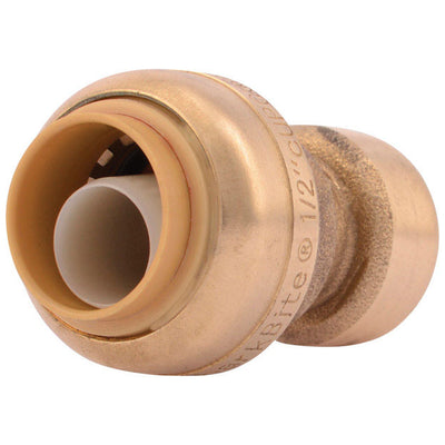 SharkBite Push to Connect 1/4 in. 1/2 in. D Brass Reducing Coupling