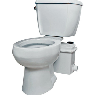 Star Water Systems Powerflush Optima ADA Compliant 1.28 gal White Elongated Complete Toilet