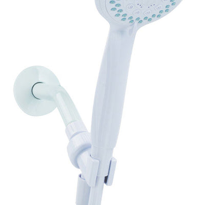 Oakbrook Collection White PVC 5 settings Handheld Showerhead 1.8 gpm