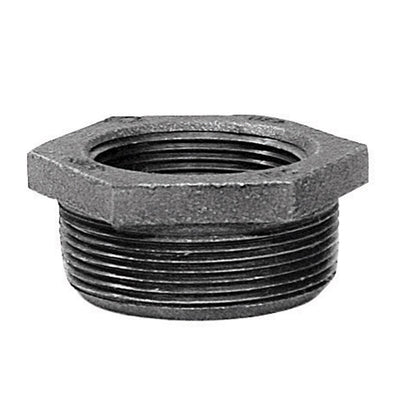 Anvil 1-1/4 in. MPT X 1 in. D FPT Black Malleable Iron Hex Bushing