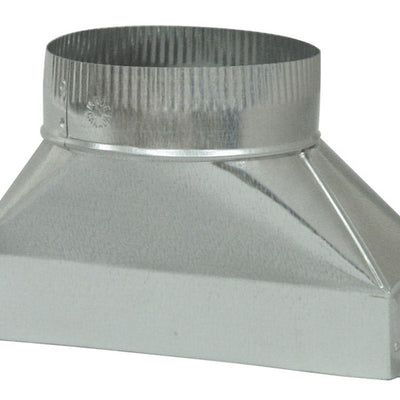 Deflect-O 4 in. D X 10 in. L Galvanized Steel Duct