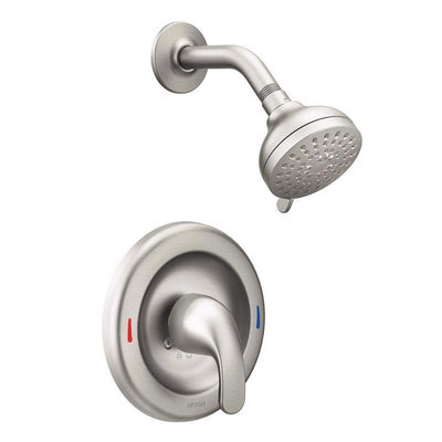 Moen Adler 1-Handle Brushed Nickel Shower Faucet