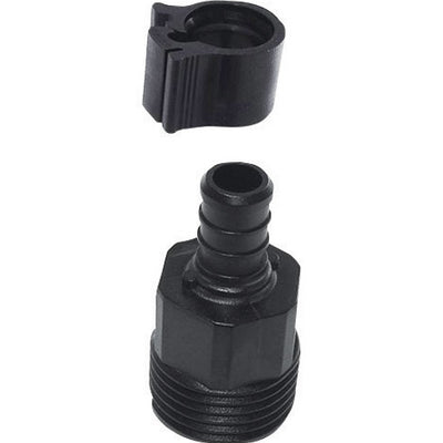 Flair-It PEXLock 1/2 in. PEX X 3/4 in. D PEX Plastic Garden Hose Swivel