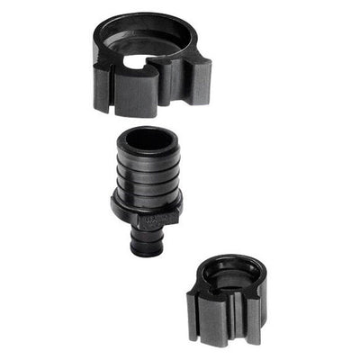 Flair-It PEXLock 1 in. PEX X 1/2 in. D PEX Plastic Reducing Coupling with Clamps