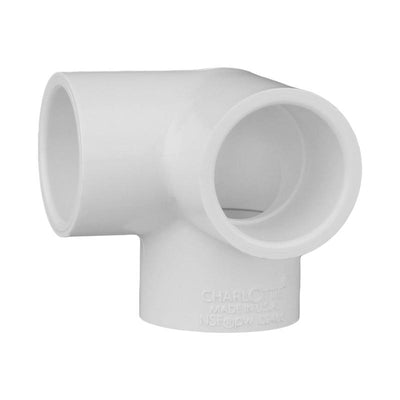 Charlotte Pipe Schedule 40 3/4 in. Slip X 3/4 in. D Slip PVC Side Outlet Elbow