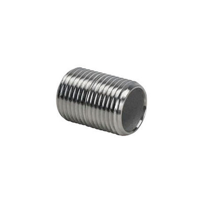 Smith-Cooper 1 in. MPT Stainless Steel Close Nipple