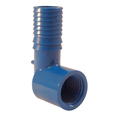 Apollo Blue Twister 3/4 in. Insert in to X 1/2 in. D FPT Acetal Elbow