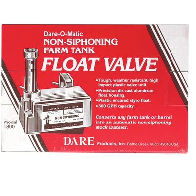 Dare 300 gph ABS/Aluminum Non-Siphoning Farm Tank Float Valve