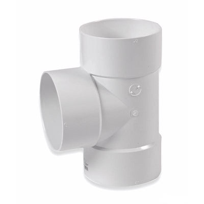 NDS Schedule 35 6 in. Hub each X 6 in. D Hub PVC Straight Tee