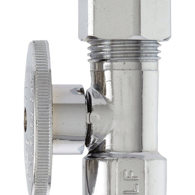Plumb Pak 1/2 in. FIP X 1/2 in. Compression Brass Straight Valve