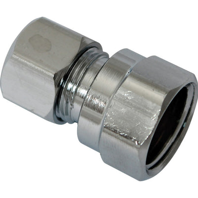 Plumb Pak 3/8 in. FIP X 3/8 in. D Compression Brass Straight Connector