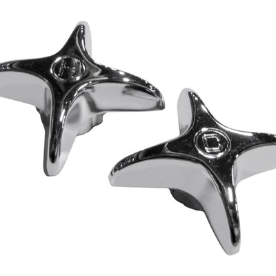 Plumb Pak Chrome Sink and Tub and Shower Faucet Handles