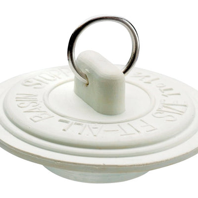 Plumb Pak 1-3/8 in. White Rubber Drain Stopper