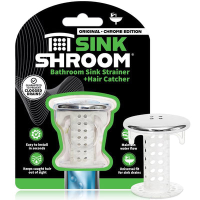 SinkShroom Chrome Plastic Hair Catcher