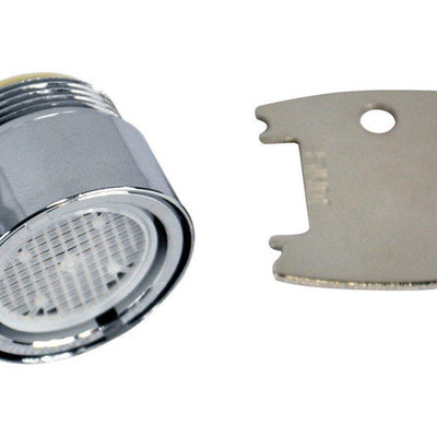 Danco Dual Thread 15/16 in.-27M x 55/64 in.-27F Chrome Faucet Aerator