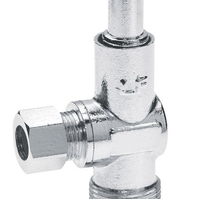 ProLine 5/8 in. Compression X 3/8 in. Compression Chrome Plated Angle Valve