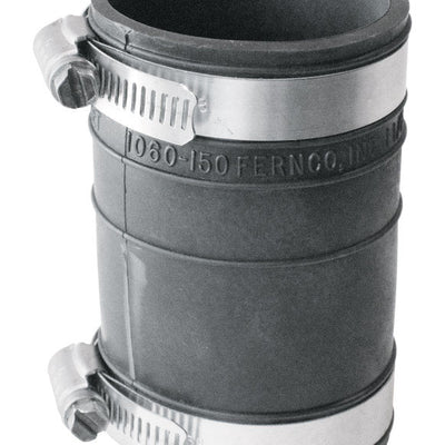 Fernco Schedule 40 1-1/2 in. Socket X 1-1/2 in. D Socket PVC Flexible Coupling
