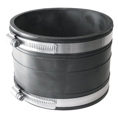 Fernco Schedule 40 4 in. Socket X 4 in. D Socket PVC Flexible Coupling