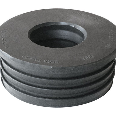 Fernco Schedule 40 3 in. Compression X 1-1/2 in. D Compression PVC Donut Fitting