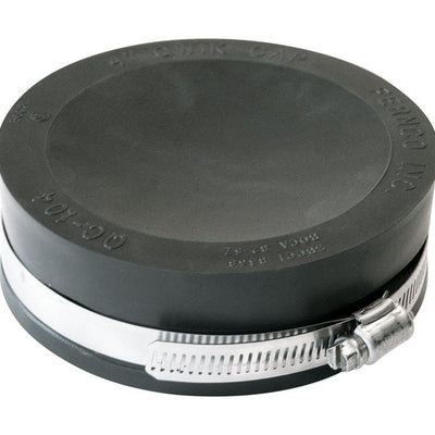 Fernco Schedule 40 4 in. Hub Hub PVC Drain Cap