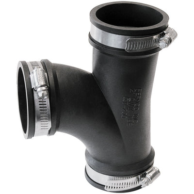 Fernco Schedule 40 2 in. Hub X 2 in. D Hub PVC Tee