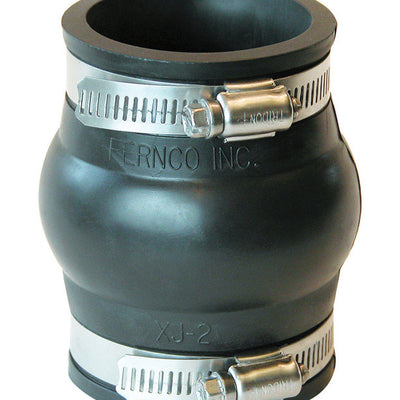 Fernco Schedule 40 2 in. Hub X 2 in. D Hub PVC 3-1/2 in. Expansion Coupling
