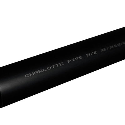 Charlotte Pipe 4 in. D X 5 ft. L ABS DWV Pipe