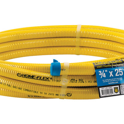 Home-Flex 3/4 in. X 25 in. L Stainless Steel CSST Gas Tubing