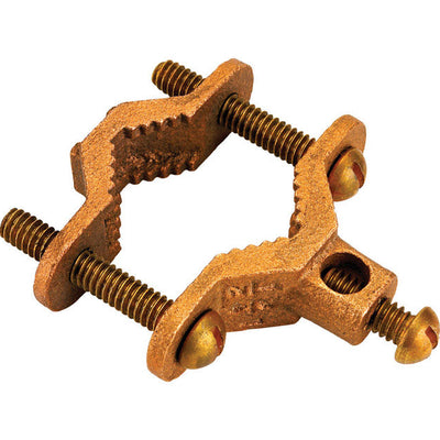 Home-Flex 1/2 in to 3/4 in. SAE 10 Black Bonding Clamp Brass