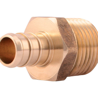 SharkBite 1/2 in. PEX X 1/2 in. D MPT Brass Adapter
